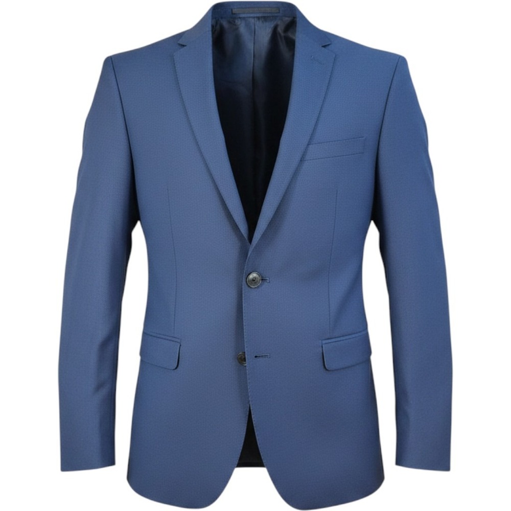 Nick Graham Mens Blue Stretch Modern Fit Sportcoat Blazer 38R NG220 New